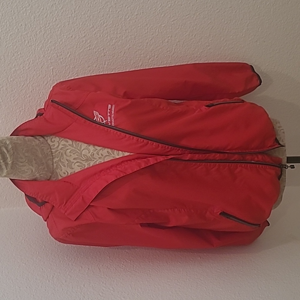 Corvette Museum Red Windbreaker Jacket